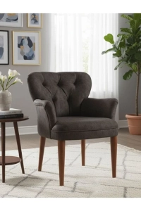 İONA ComfortCraft Luxe Berjer - Kafe Otel Mutfak Sandalyesi Tekli Koltuk